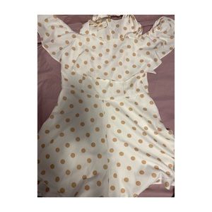 Lea & Viola Polka DotCold - Shoulder Romper